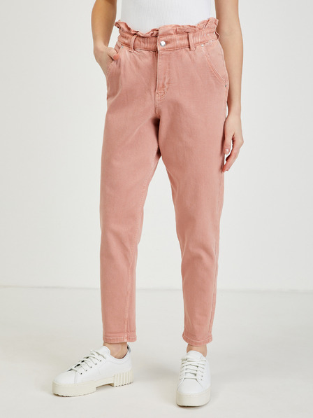 Orsay Meruňkové dámské boyfriend džíny ORSAY