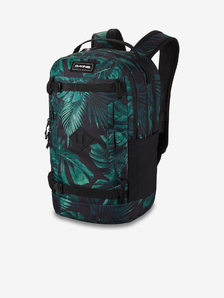 Dakine Zeleno-černý vzorovaný batoh Dakine Urban Mission 23 l