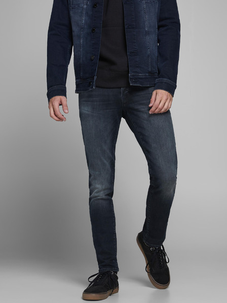 Jack & Jones Tmavě modré slim fit džíny Jack & Jones Glenn