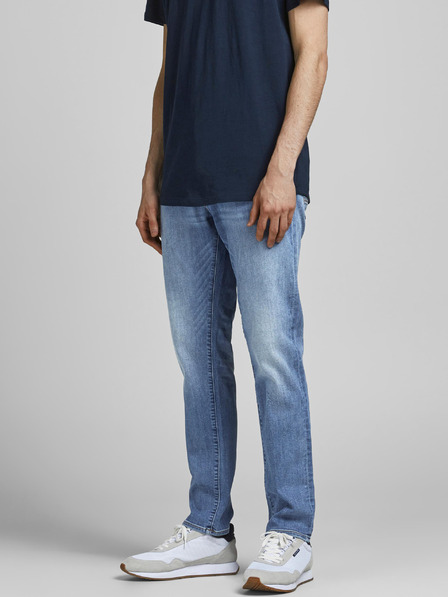 Jack & Jones Modré slim fit džíny Jack & Jones Glenn