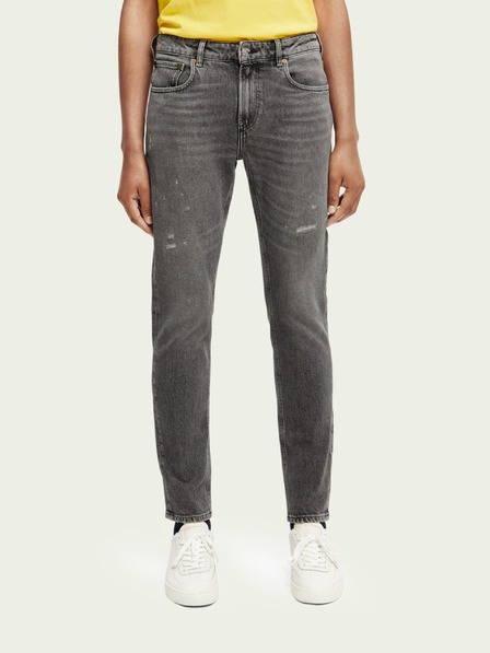 Scotch & Soda Šedé pánské slim fit džíny Scotch & Soda