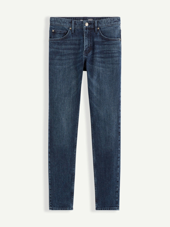 Celio Tmavě modré pánské slim fit džíny Celio C25 Bostone