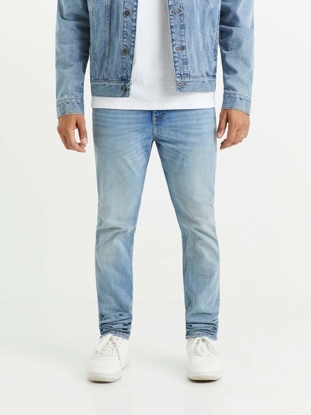 Celio Světle modré pánské slim fit džíny Celio C25  Voslight25