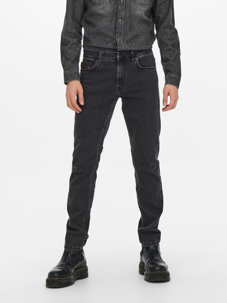 ONLY & SONS Černé slim fit džíny ONLY & SONS