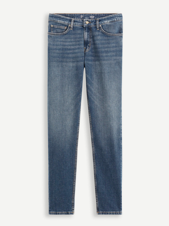 Celio Modré pánské slim fit džíny Celio C25 Dofasol