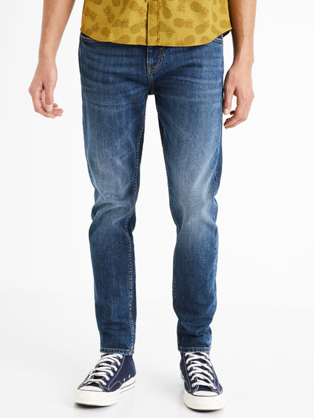 Celio Modré pánské slim fit džíny Celio C25 Doclean