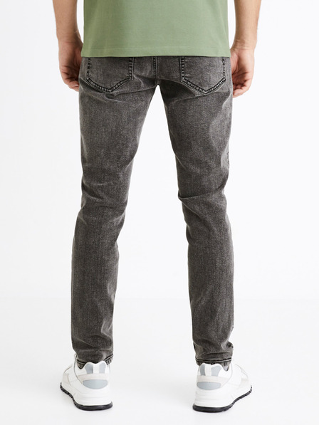 Celio Tmavě šedé pánské slim fit džíny Celio C25 Dosley25