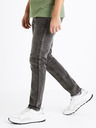 Celio Tmavě šedé pánské slim fit džíny Celio C25 Dosley25