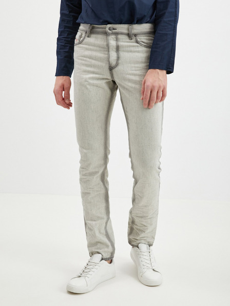 Diesel Světle šedé pánské slim fit džíny Diesel