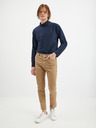 Diesel Hnědé pánské zkrácené slim fit džíny Diesel