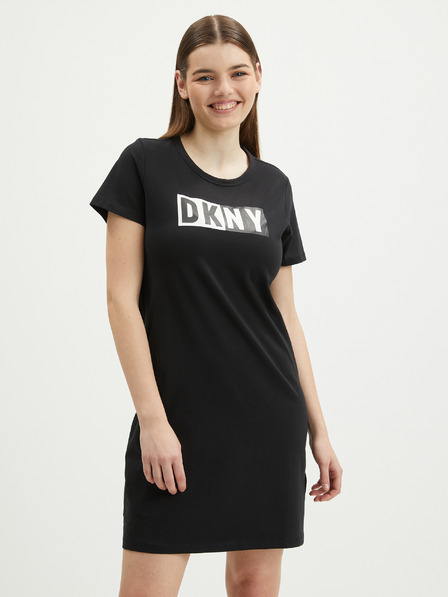 DKNY Černé dámské šaty DKNY Two Tone