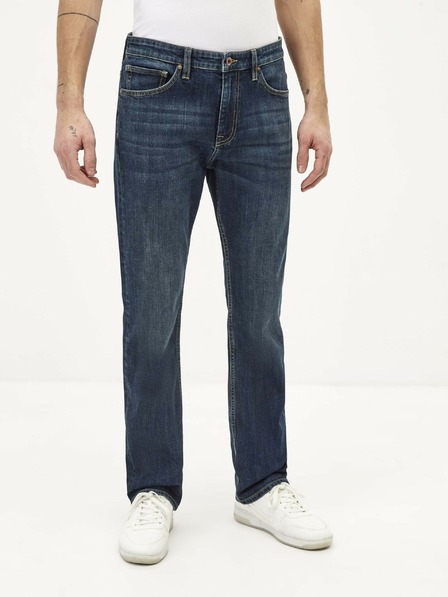 Celio Tmavě modré pánské straight fit džíny Celio