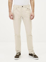 Celio Krémové straight fit džíny Celio Jopry