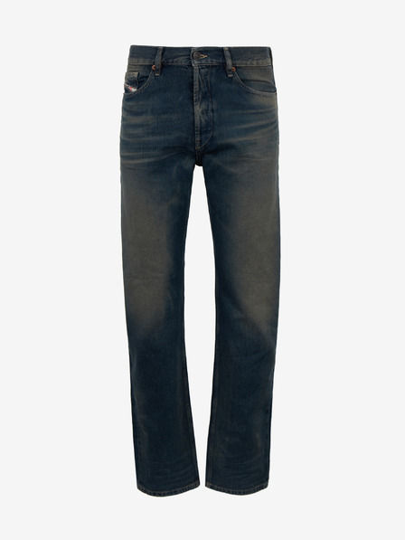 Diesel Tmavě modré pánské straight fit džíny Diesel Macs