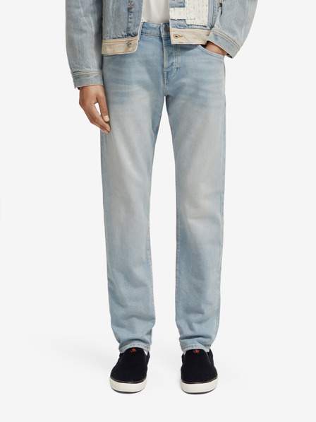Scotch & Soda Světle modré pánské straight fit džíny Scotch & Soda