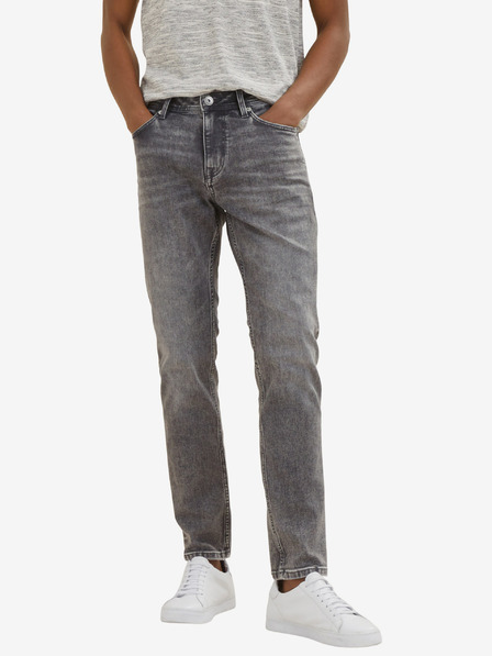 Tom Tailor Šedé pánské slim fit džíny Tom Tailor