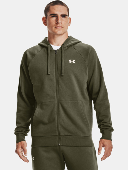 Under Armour Pánská mikina Under Armour UA Rival Cotton FZ Hoodie