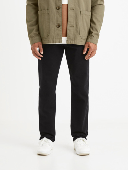 Celio Černé pánské kalhoty Celio Vopry1