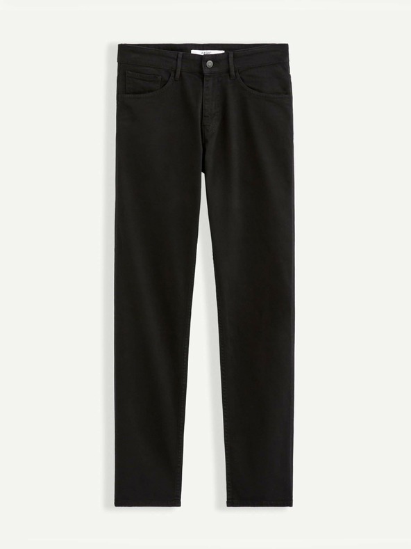 Celio Černé pánské kalhoty Celio Vopry1
