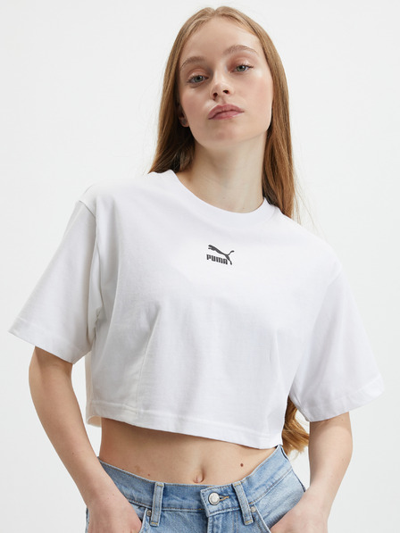 Puma Bílý dámský crop top Puma Dare To