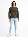 Celio Světle modré pánské skinny fit džíny Celio C45 Dosklue