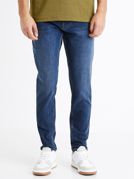 Celio Modré pánské skinny fit džíny Celio C45 Doskinny