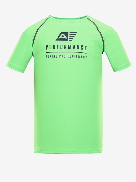ALPINE PRO Pánské funkční triko s cool-dry ALPINE PRO PANTHER zelená