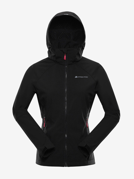 ALPINE PRO Dámská softshellová bunda s membránou ALPINE PRO LANCA černá