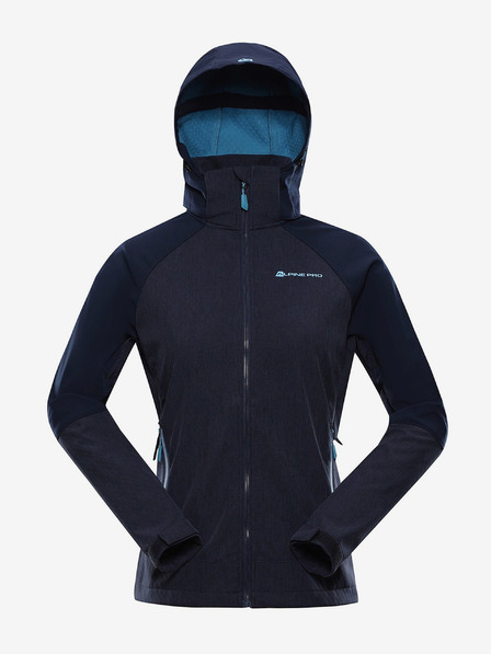 ALPINE PRO Dámská softshellová bunda s membránou ALPINE PRO LANCA modrá