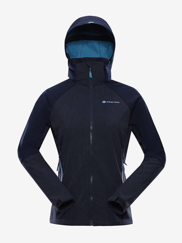 ALPINE PRO Dámská softshellová bunda s membránou ALPINE PRO LANCA modrá