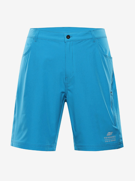ALPINE PRO Pánské softshellové kraťasy ALPINE PRO COL modrá