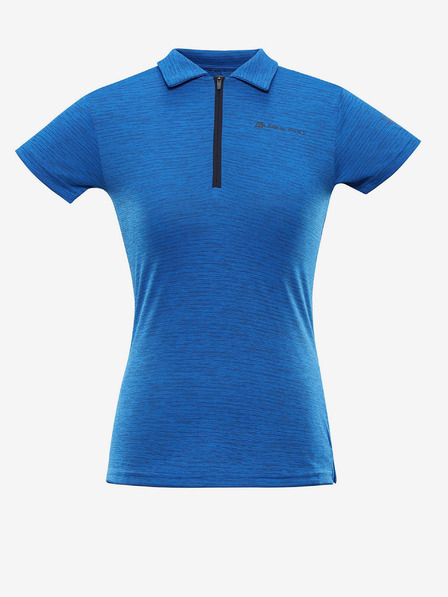 ALPINE PRO Dámské rychleschnoucí polo triko ALPINE PRO DONNA modrá