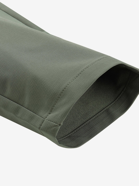 ALPINE PRO Pánské softshellové kalhoty ALPINE PRO NUTT zelená