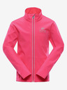 ALPINE PRO Dětská softshellová bunda s membránou ALPINE PRO MULTO růžová