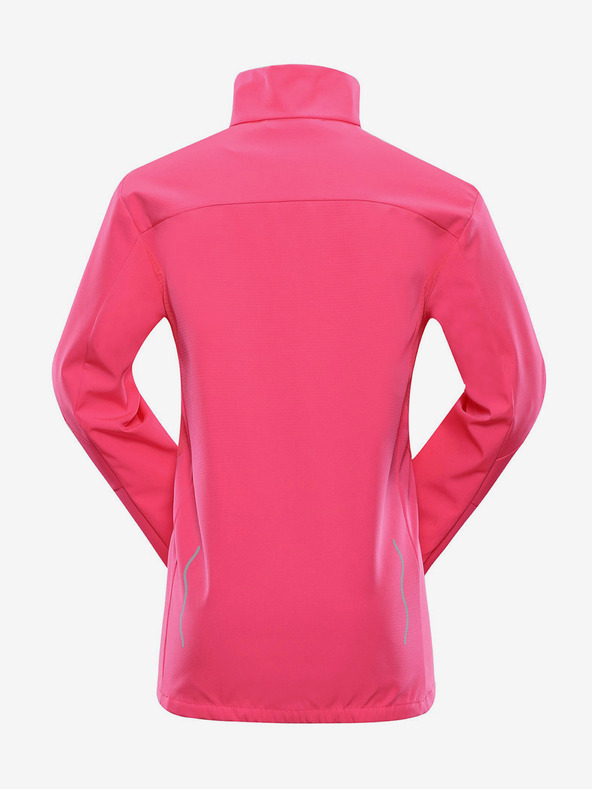 ALPINE PRO Dětská softshellová bunda s membránou ALPINE PRO MULTO růžová