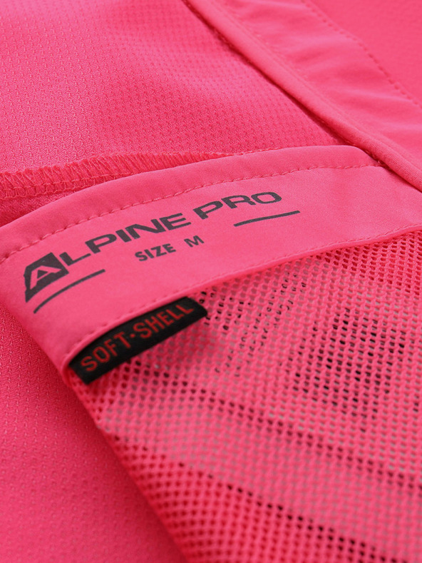 ALPINE PRO Dámská softshellová bunda s membránou ALPINE PRO MULTA růžová