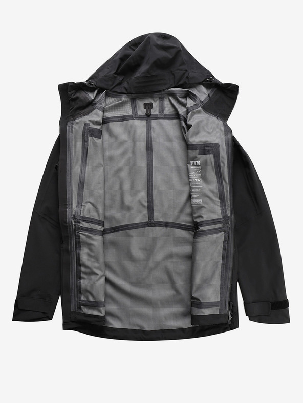 ALPINE PRO Pánská bunda s membránou ptx ALPINE PRO CORT černá