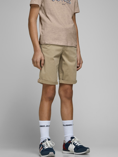 Jack & Jones Béžové klučičí kraťasy Jack & Jones Bowie