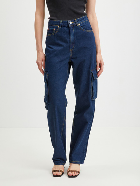 Tom Tailor Denim Tmavě modré dámské straight fit džíny Tom Tailor Denim