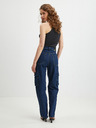 Tom Tailor Denim Tmavě modré dámské straight fit džíny Tom Tailor Denim