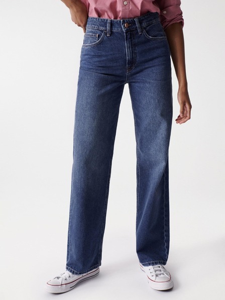 Salsa Jeans Modré dámské straight fit džíny Salsa Jeans True
