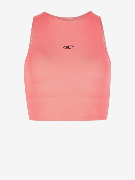 O'Neill Růžový dámský crop top O'Neill ACTIVE CROPPED TOP