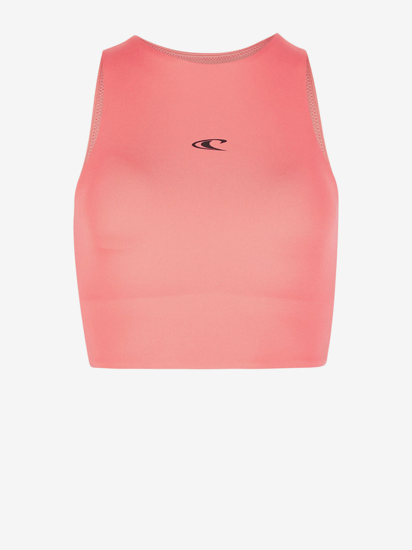 O'Neill Růžový dámský crop top O'Neill ACTIVE CROPPED TOP