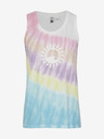 O'Neill Růžovo-tyrkysové dámské tílko O'Neill WOW TANKTOP