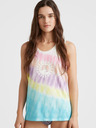 O'Neill Růžovo-tyrkysové dámské tílko O'Neill WOW TANKTOP