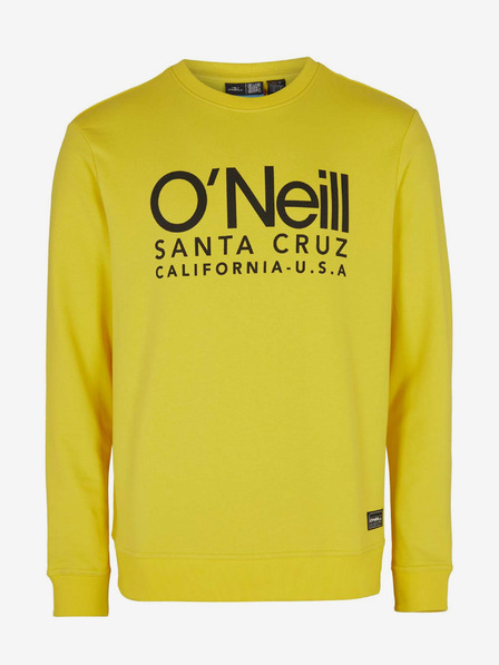 O'Neill Žlutá pánská mikina s nápisem O'Neill CALI ORIGINAL CREW