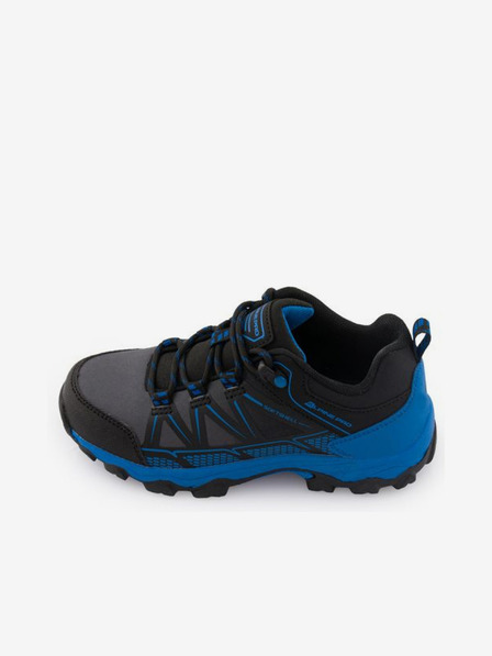 ALPINE PRO Modro-černé klučičí outdoorové boty ALPINE PRO Faro
