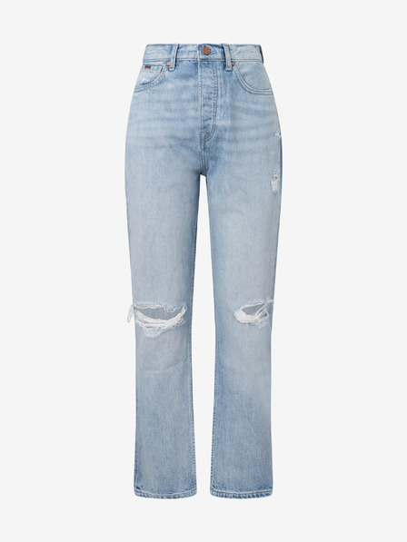 Pepe Jeans Světle modré dámské straight fit džíny Pepe Jeans Celyn