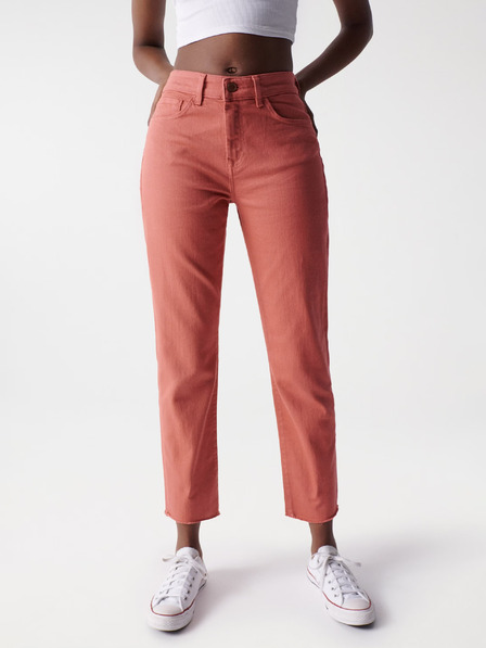 Salsa Jeans Růžové dámské zkrácené slim fit džíny Salsa Jeans True