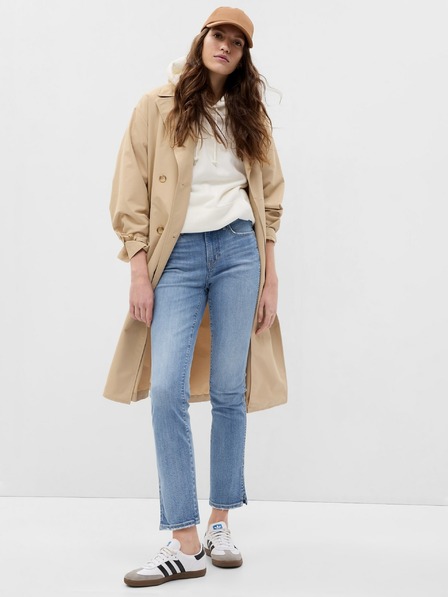 GAP Džíny slim Mid Rise Split-Hem Vintage
